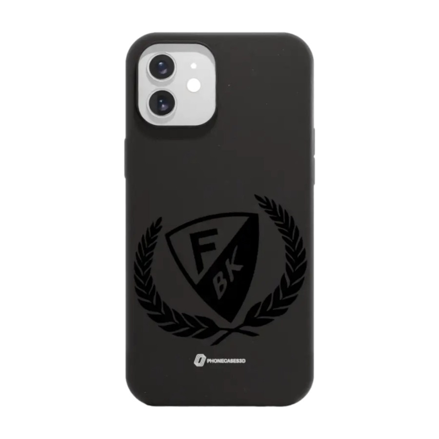 Phonecases3D iPhone 12 Färjestad BK komposterbart cover, sort billede 1
