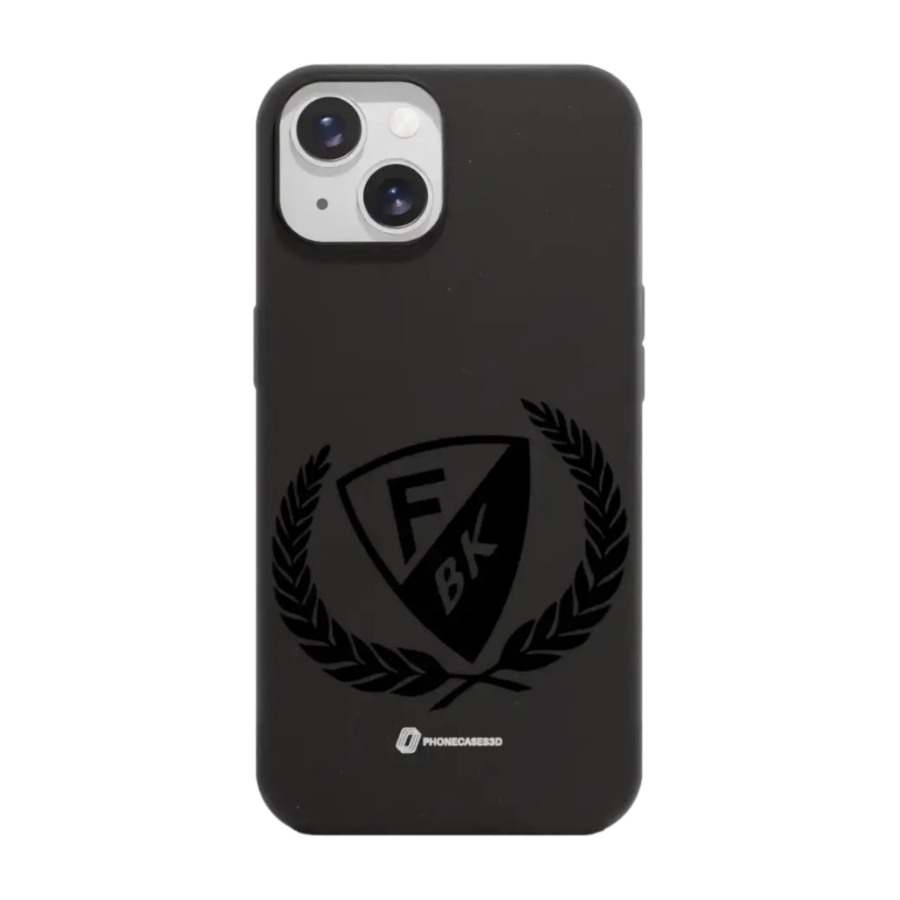 Phonecases3D iPhone 15 Färjestad BK komposterbart cover, sort billede 1