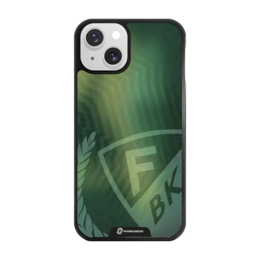 Phonecases3D iPhone 13 Färjestad BK 3D mobilcover, sort billede 1