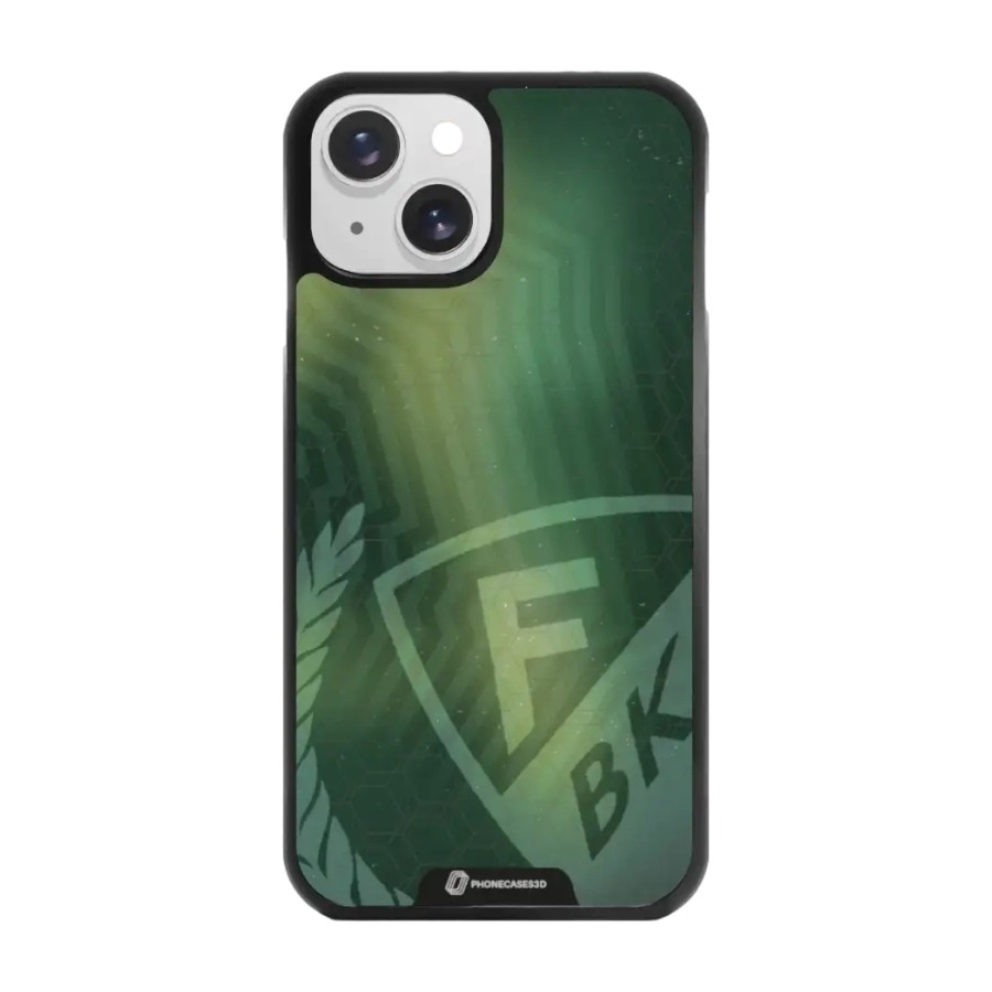 Phonecases3D iPhone 15 Färjestad BK 3D mobilcover, sort billede 1