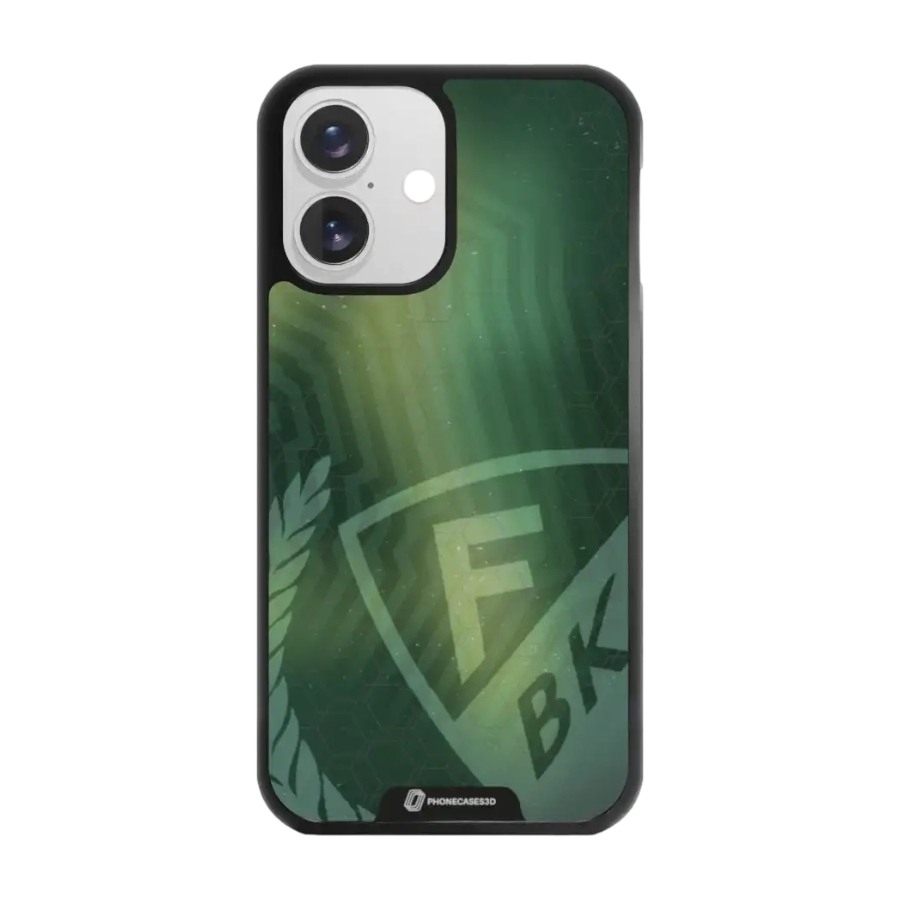 Phonecases3D iPhone 16 Färjestad BK 3D mobilcover, sort billede 1