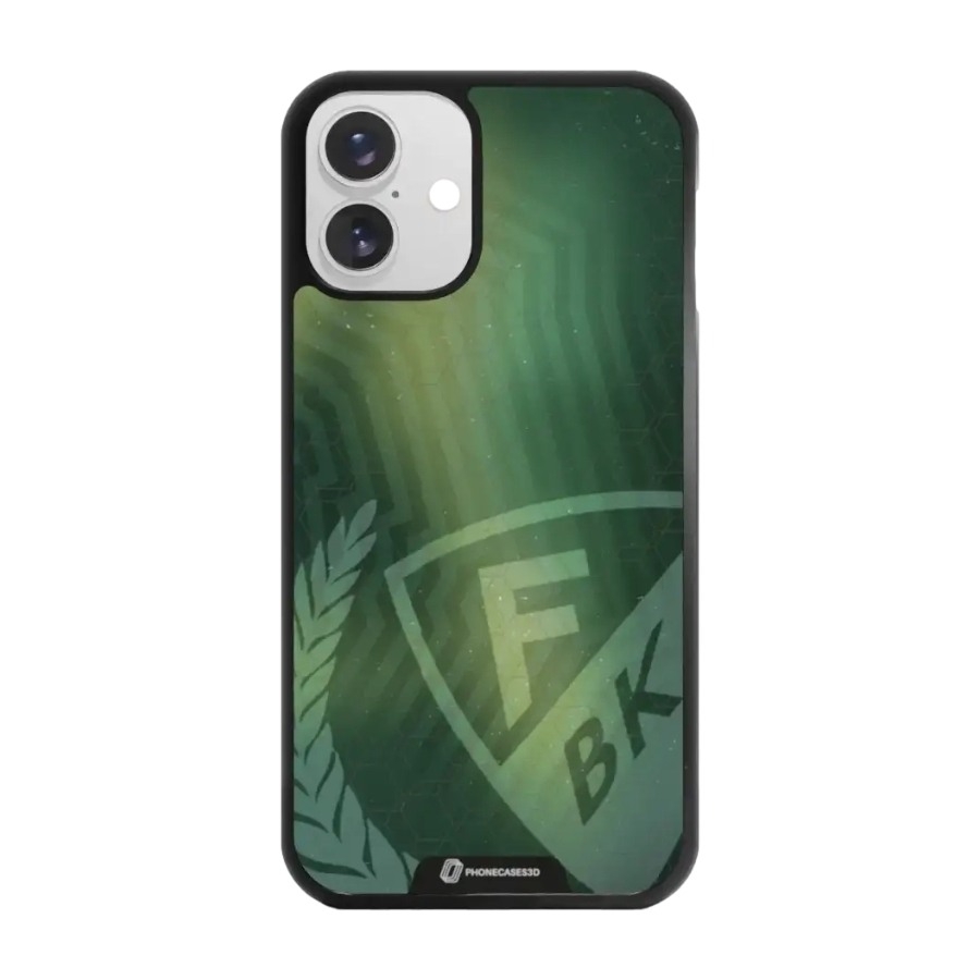 Phonecases3D iPhone 16 Plus Färjestad BK 3D mobilcover, sort billede 1