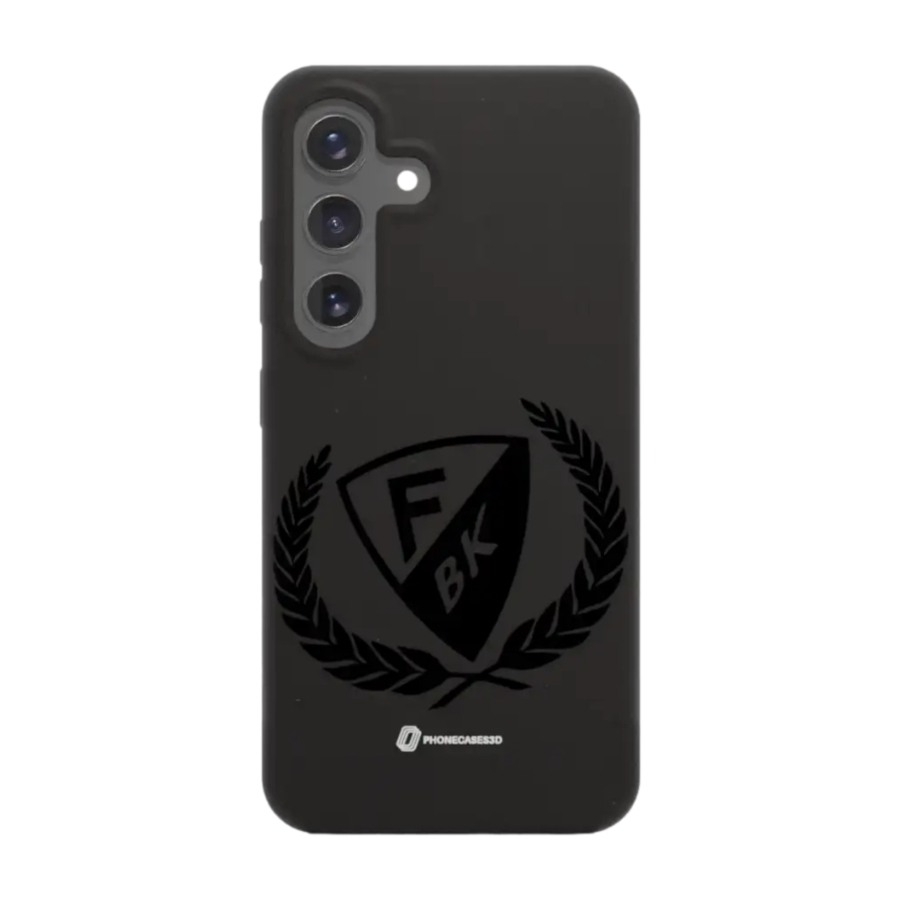 Phonecases3D Samsung Galaxy S25 Färjestad BK komposterbart cover, sort billede 1