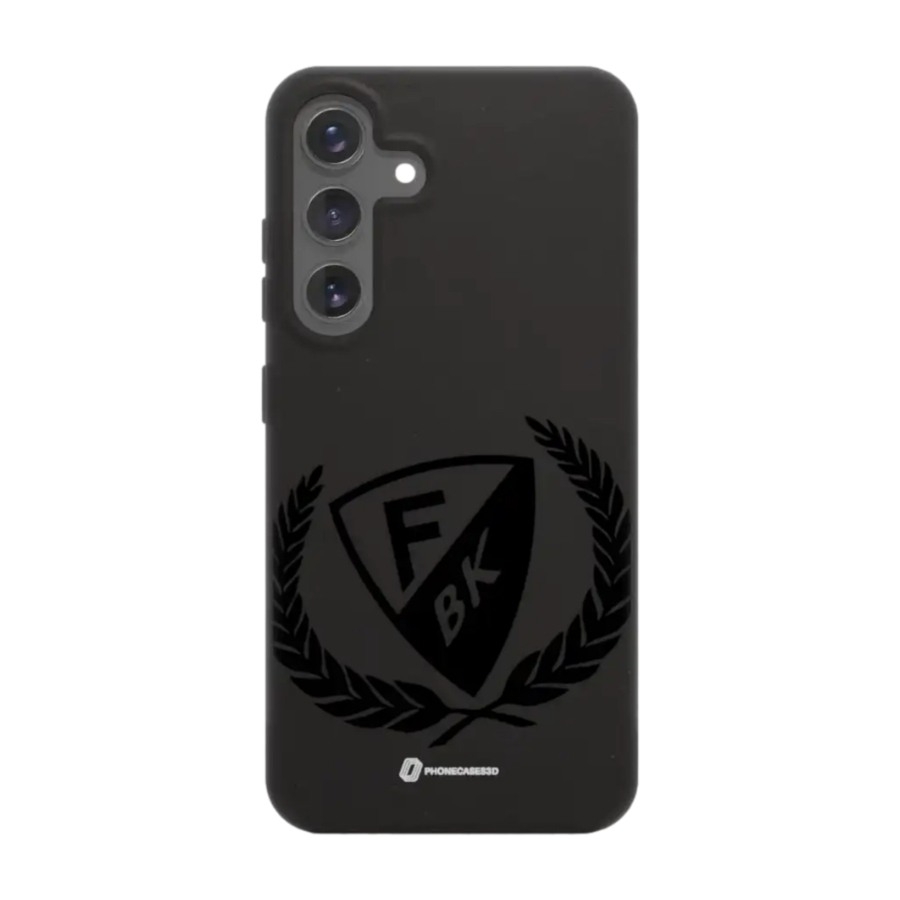 Phonecases3D Samsung Galaxy S25+ Färjestad BK komposterbart cover, sort billede 1