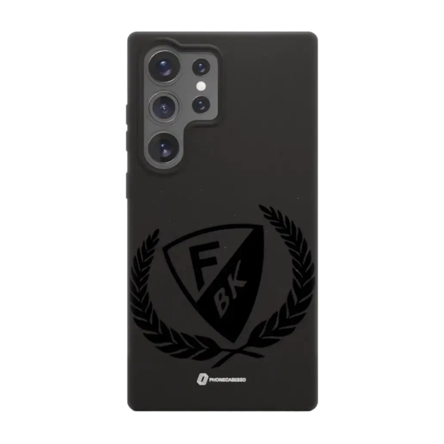 Phonecases3D Samsung Galaxy S25 Ultra Färjestad BK komposterbart cover, sort billede 1