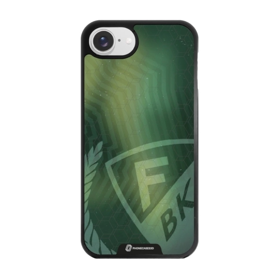 Phonecases3D iPhone 17e/16e Färjestad BK 3D mobilcover, sort billede 1