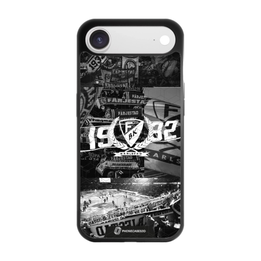 Phonecases3D iPhone Air Färjestad BK 3D mobilcover, sort billede 1