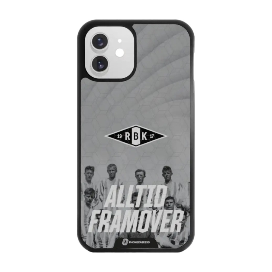 Phonecases3D iPhone 12 RBK 3D mobilcover, sort billede 1