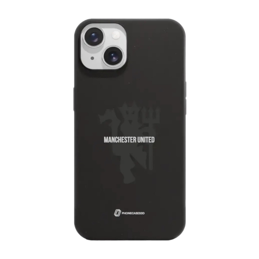Phonecases3D iPhone 14 Manchester United FC komposterbart cover, sort billede 1
