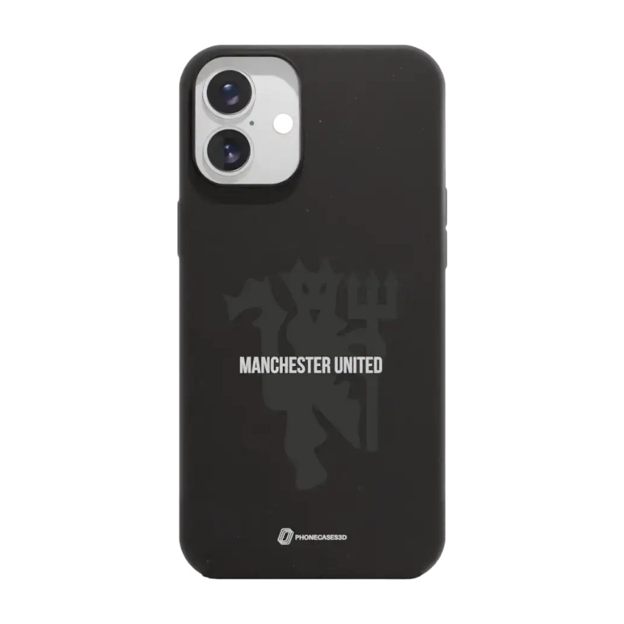 Phonecases3D iPhone 16 Plus Manchester United FC komposterbart cover, sort billede 1