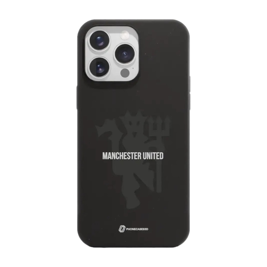 Phonecases3D iPhone 16 Pro Max Manchester United FC komposterbart cover, sort billede 1