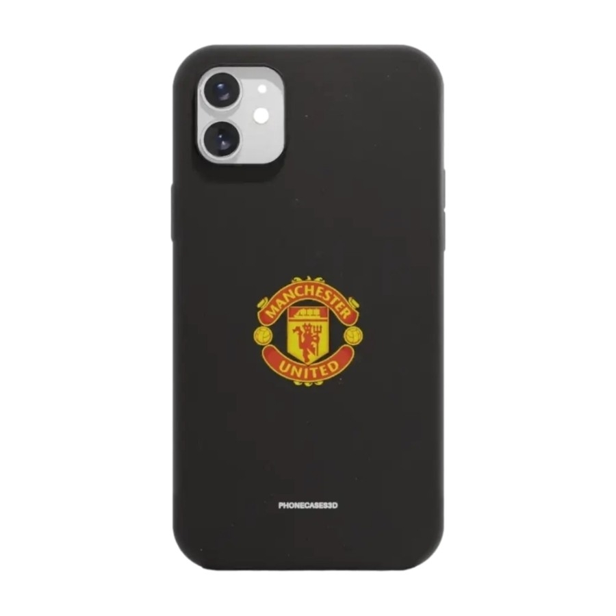 Phonecases3D iPhone 11 Manchester United FC komposterbart cover, sort billede 1