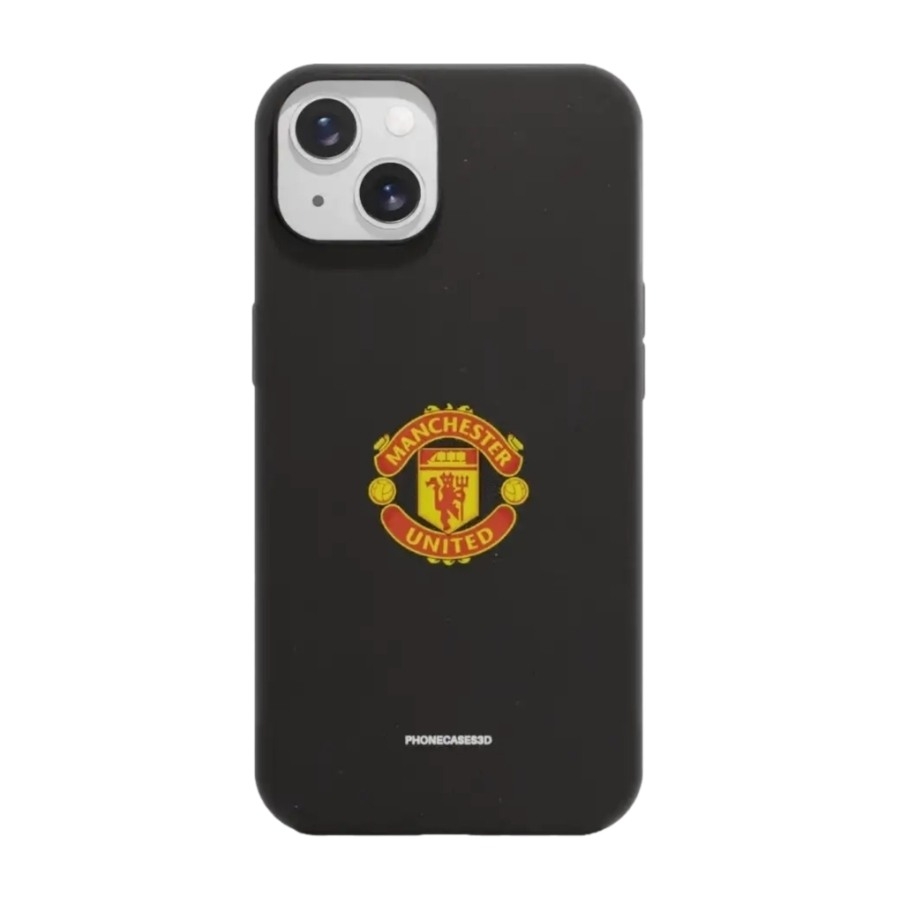 Phonecases3D iPhone 13 Manchester United FC komposterbart cover, sort billede 1