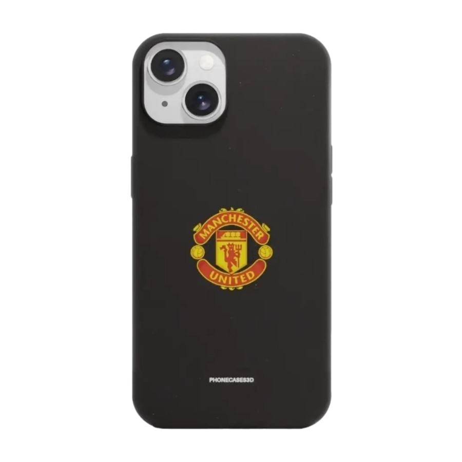 Phonecases3D iPhone 14 Manchester United FC komposterbart cover, sort billede 1