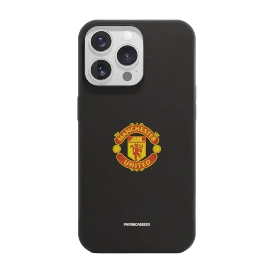 Phonecases3D iPhone 13 Pro Manchester United FC komposterbart cover, sort billede 1
