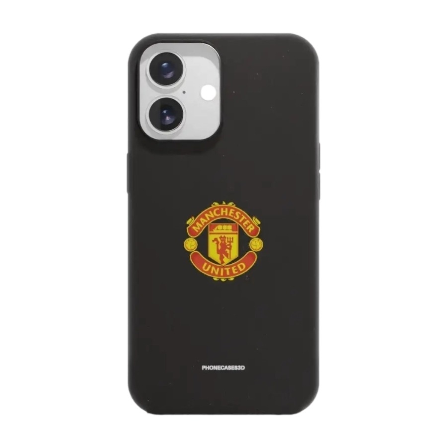Phonecases3D iPhone 16 Manchester United FC komposterbart cover, sort billede 1