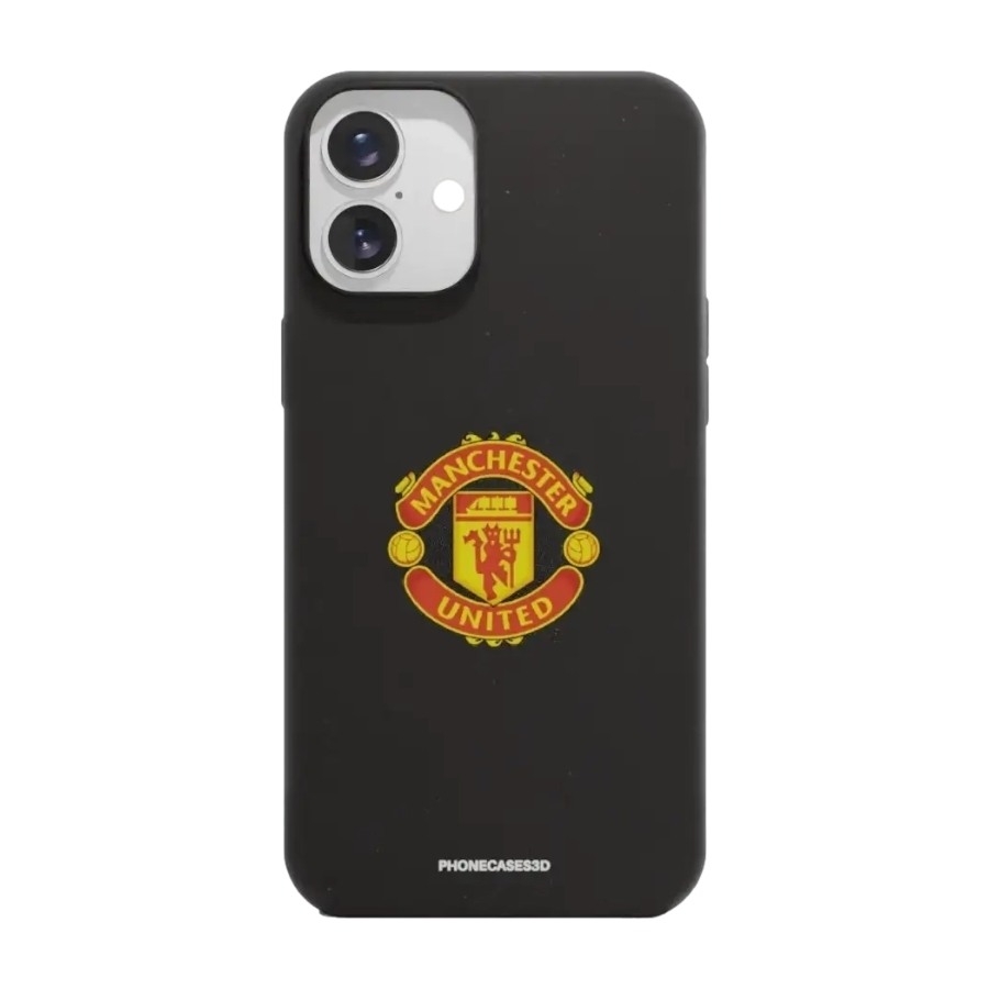 Phonecases3D iPhone 16 Plus Manchester United FC komposterbart cover, sort billede 1