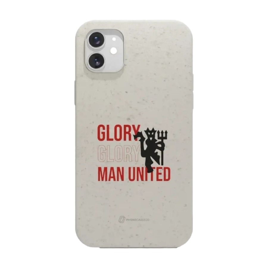 Phonecases3D iPhone 11 Manchester United FC komposterbart cover, hvid billede 1