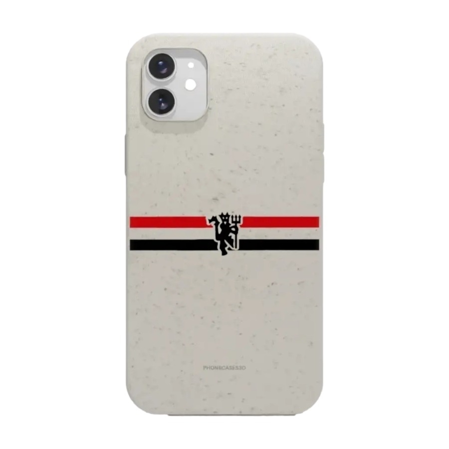 Phonecases3D iPhone 11 Manchester United FC komposterbart cover, hvid billede 1