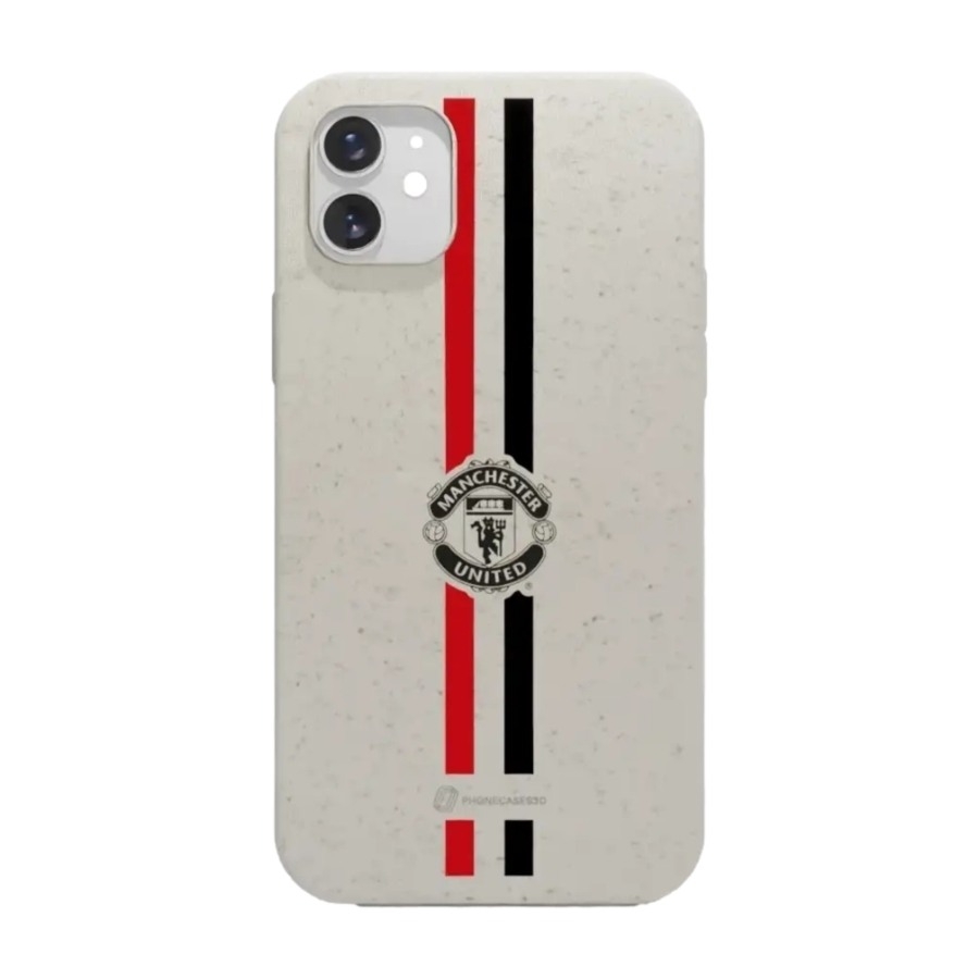 Phonecases3D iPhone 11 Manchester United FC komposterbart cover, hvid billede 1