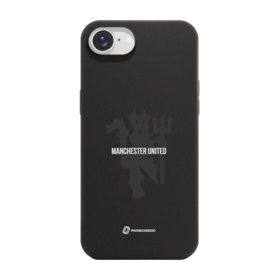 Phonecases3D iPhone 17e/16e Manchester United FC komposterbart cover, sort billede 1