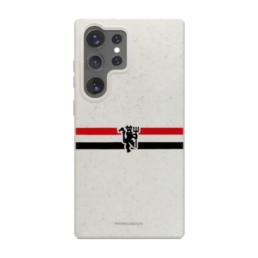 Phonecases3D Samsung Galaxy S25 Ultra Manchester United FC komposterbart cover, hvid billede 1
