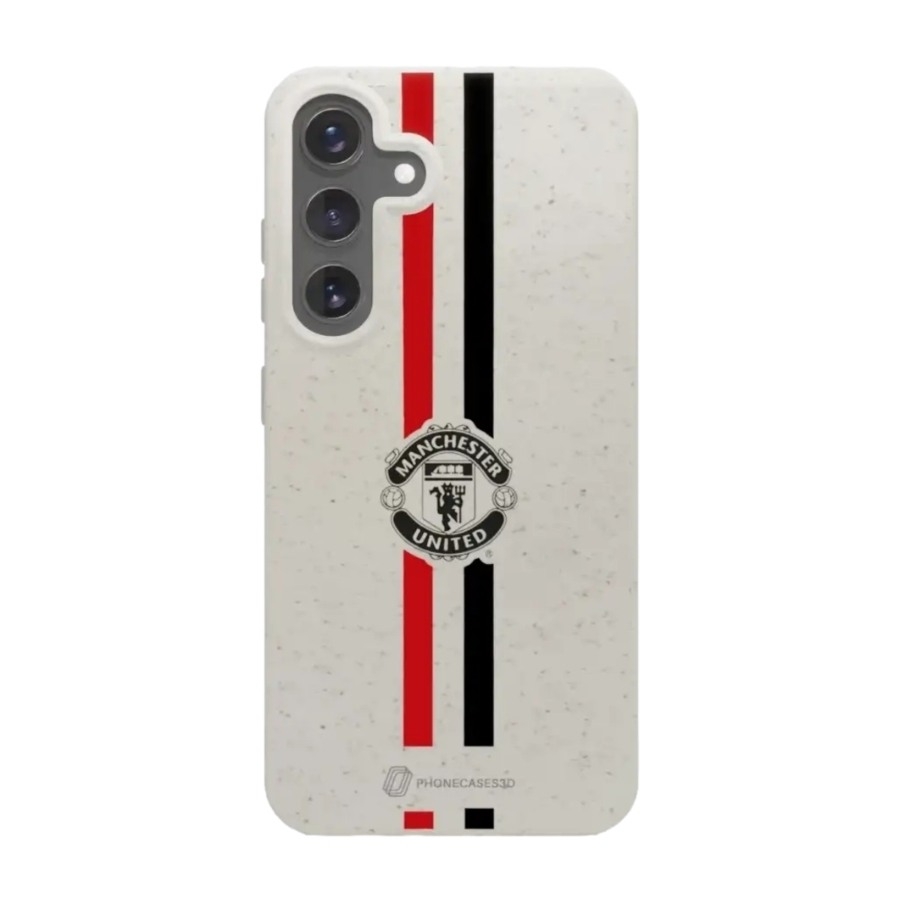 Phonecases3D Samsung Galaxy S25+ Manchester United FC komposterbart cover, hvid billede 1