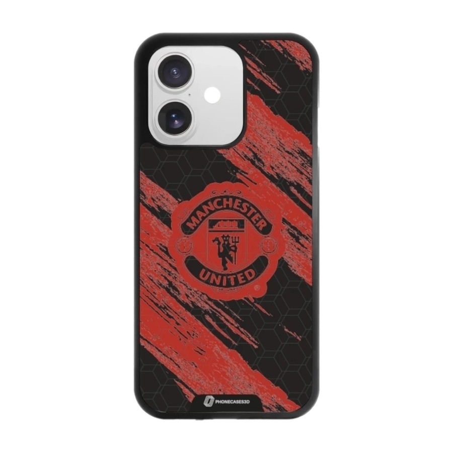 Phonecases3D iPhone 17 Manchester United FC 3D mobilcover, sort billede 1