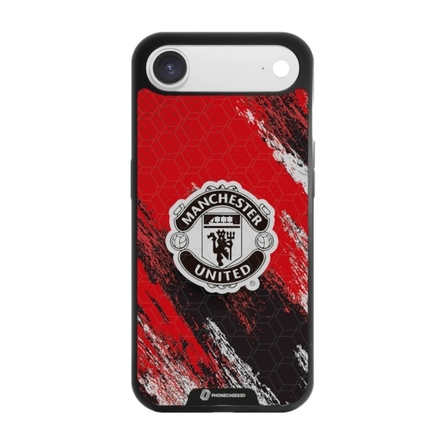 Phonecases3D iPhone Air Manchester United FC 3D mobilcover, sort billede 1