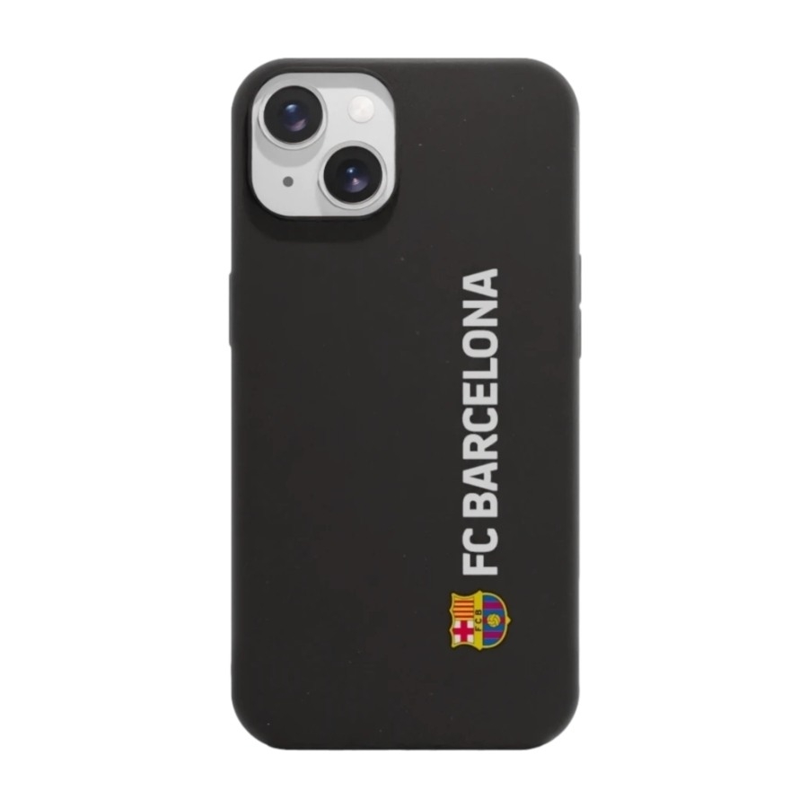 Phonecases3D iPhone 14 FC Barcelona komposterbart cover, sort billede 1