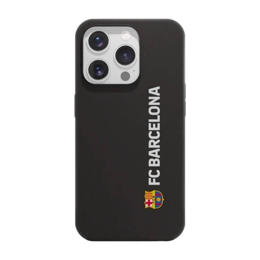 Phonecases3D iPhone 15 Pro FC Barcelona komposterbart cover, sort billede 1
