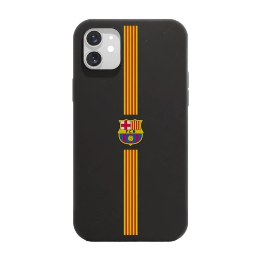 Phonecases3D iPhone 11 FC Barcelona komposterbart cover, sort billede 1