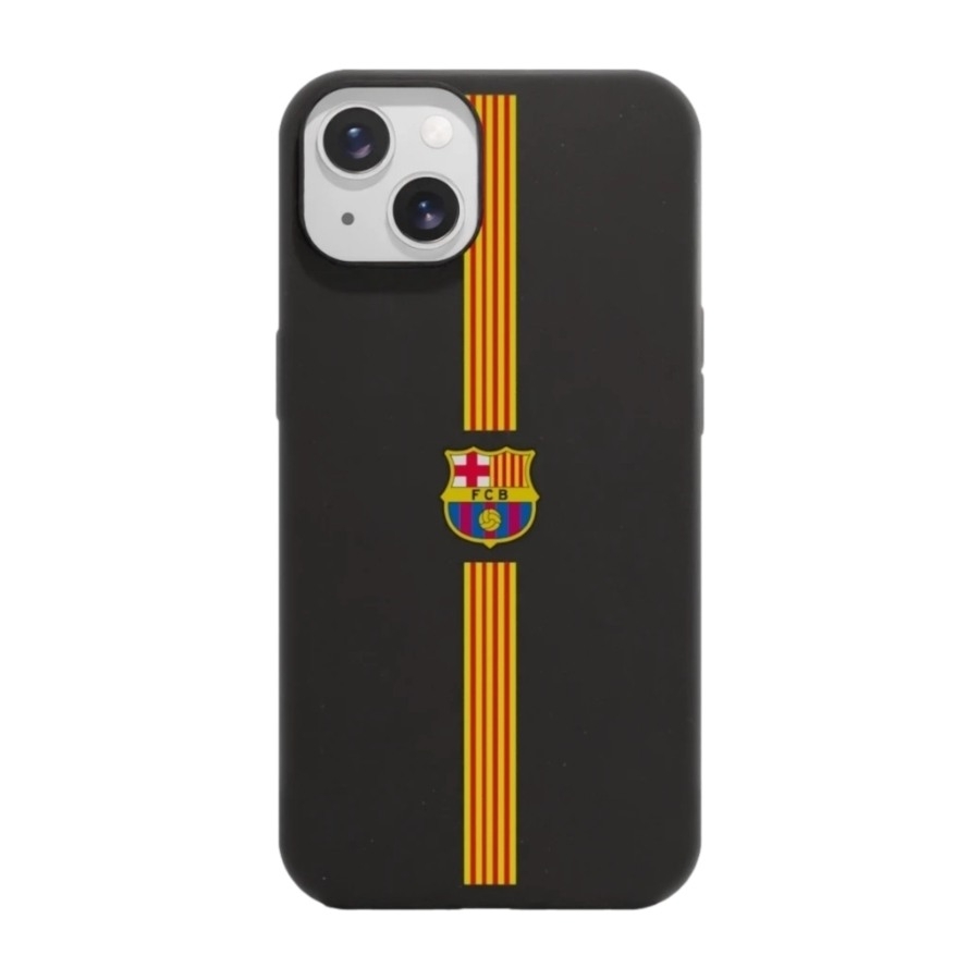 Phonecases3D iPhone 13 FC Barcelona komposterbart cover, sort billede 1