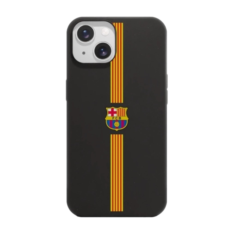 Phonecases3D iPhone 15 FC Barcelona komposterbart cover, sort billede 1
