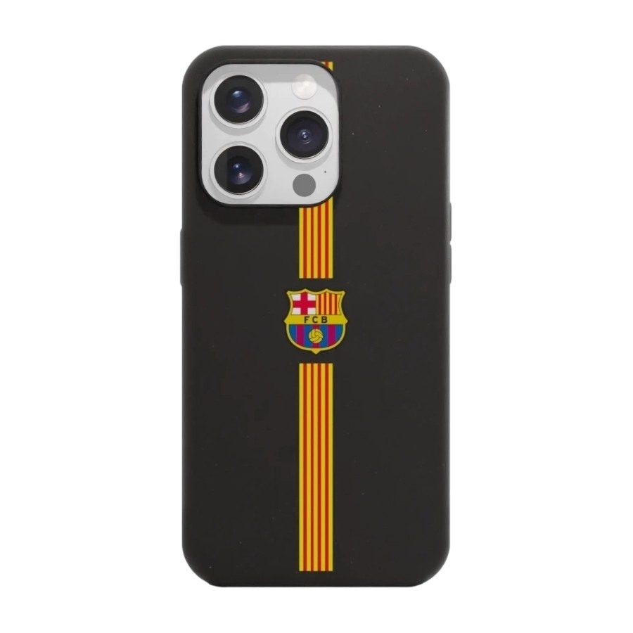 Phonecases3D iPhone 16 Pro FC Barcelona komposterbart cover, sort billede 1