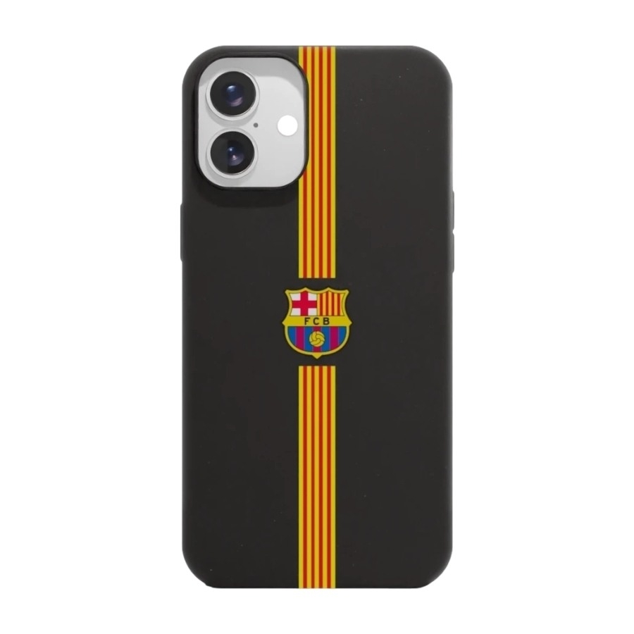 Phonecases3D iPhone 16 Plus FC Barcelona komposterbart cover, sort billede 1