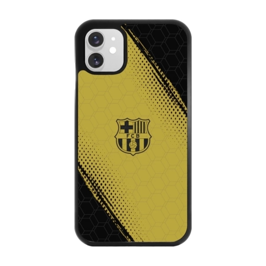 Phonecases3D iPhone 11 FC Barcelona 3D mobilcover, sort billede 1