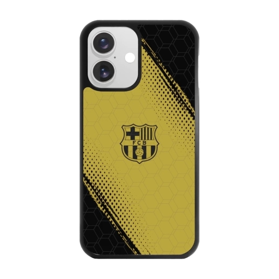 Phonecases3D iPhone 16 FC Barcelona 3D mobilcover, sort billede 1