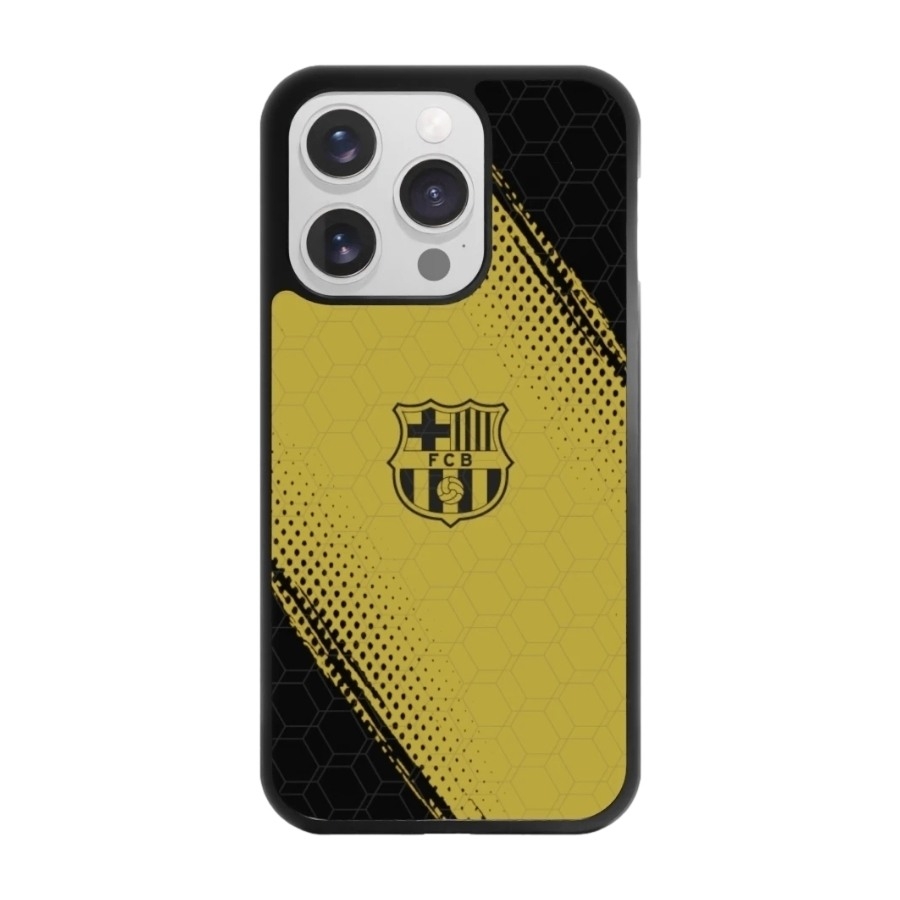 Phonecases3D iPhone 16 Pro FC Barcelona 3D mobilcover, sort billede 1