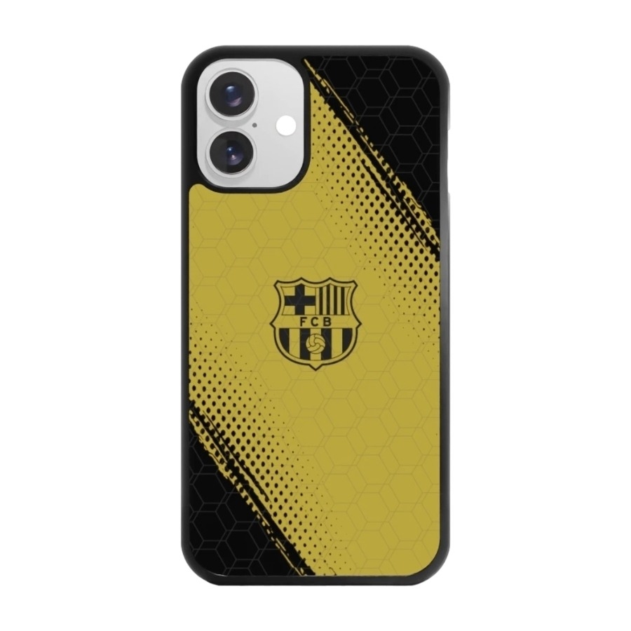 Phonecases3D iPhone 16 Plus FC Barcelona 3D mobilcover, sort billede 1