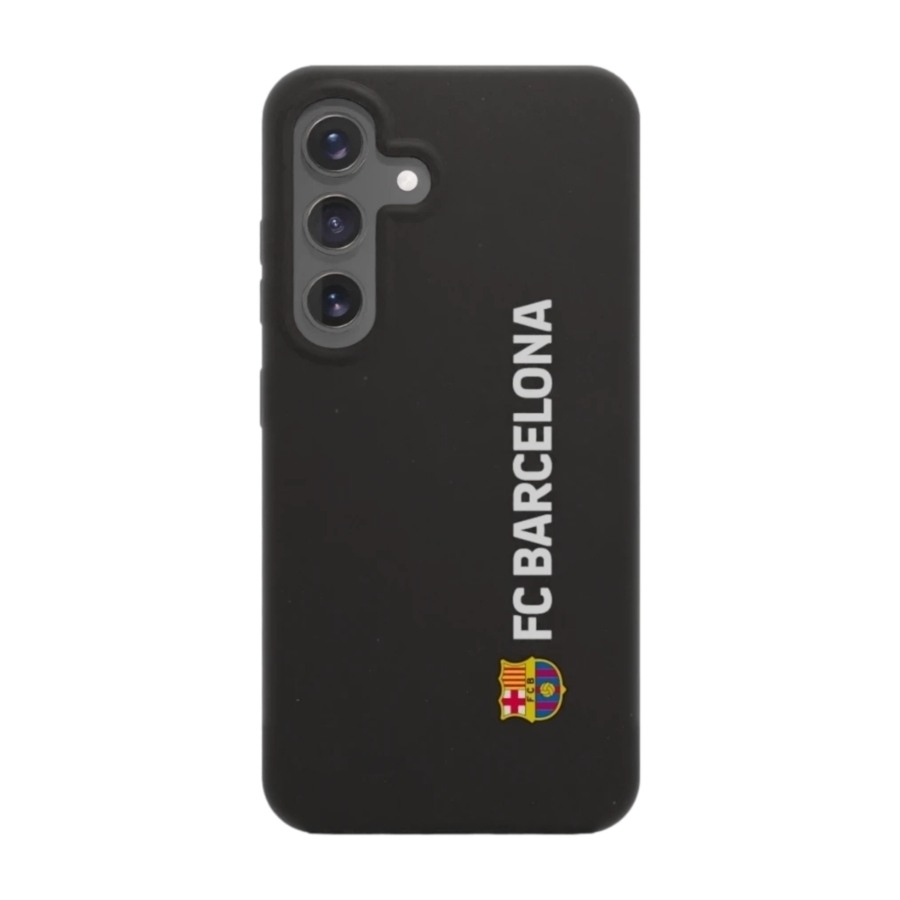 Phonecases3D Samsung Galaxy S25 FC Barcelona komposterbart cover, sort billede 1