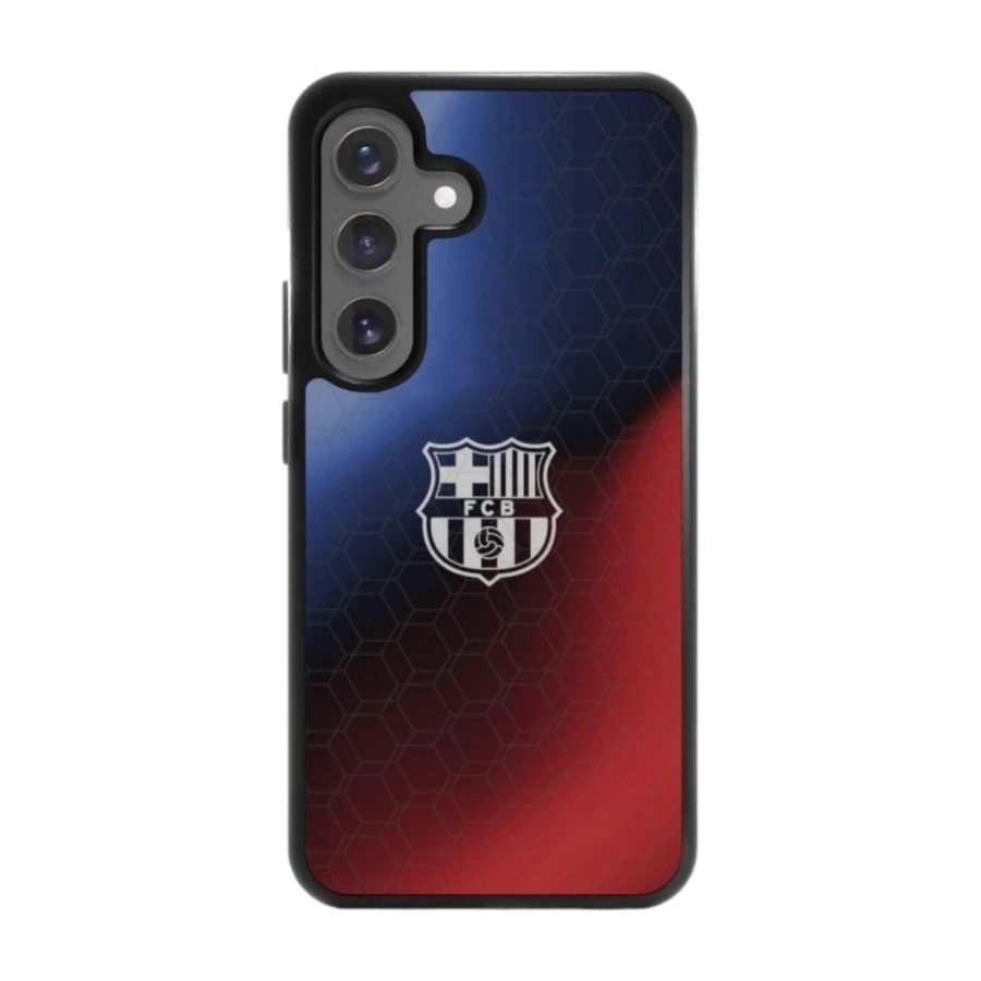 Phonecases3D Samsung Galaxy S25 FC Barcelona 3D mobilcover, sort billede 1