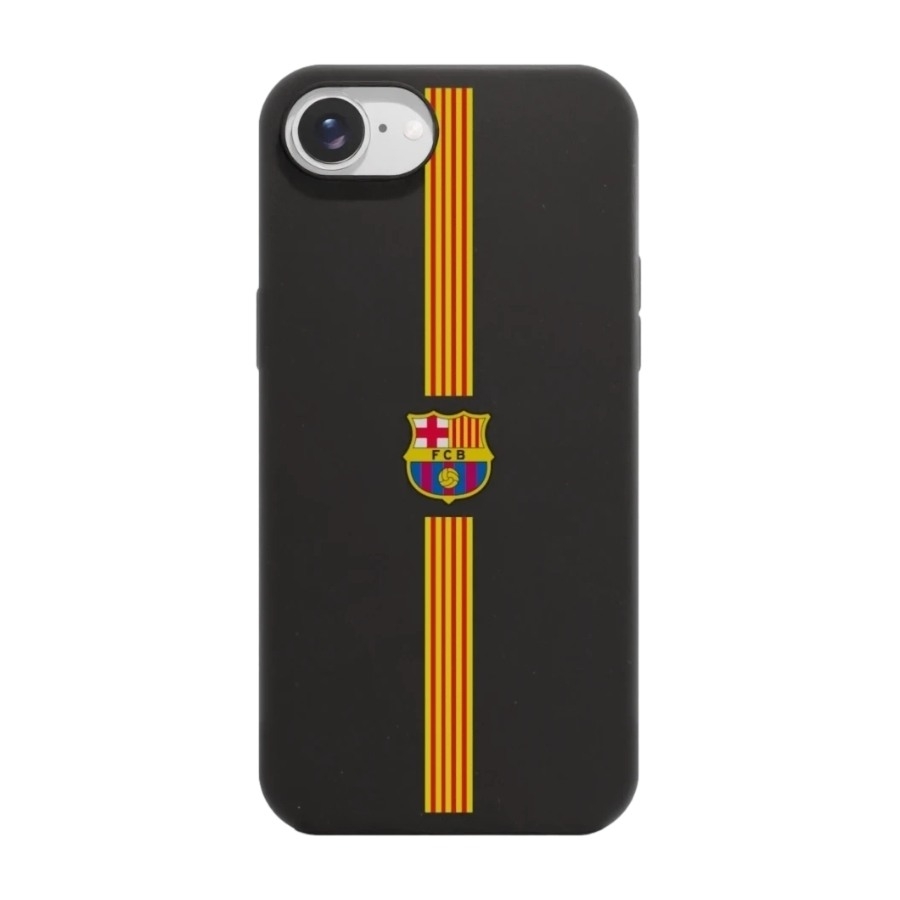 Phonecases3D iPhone 17e/16e FC Barcelona komposterbart cover, sort billede 1