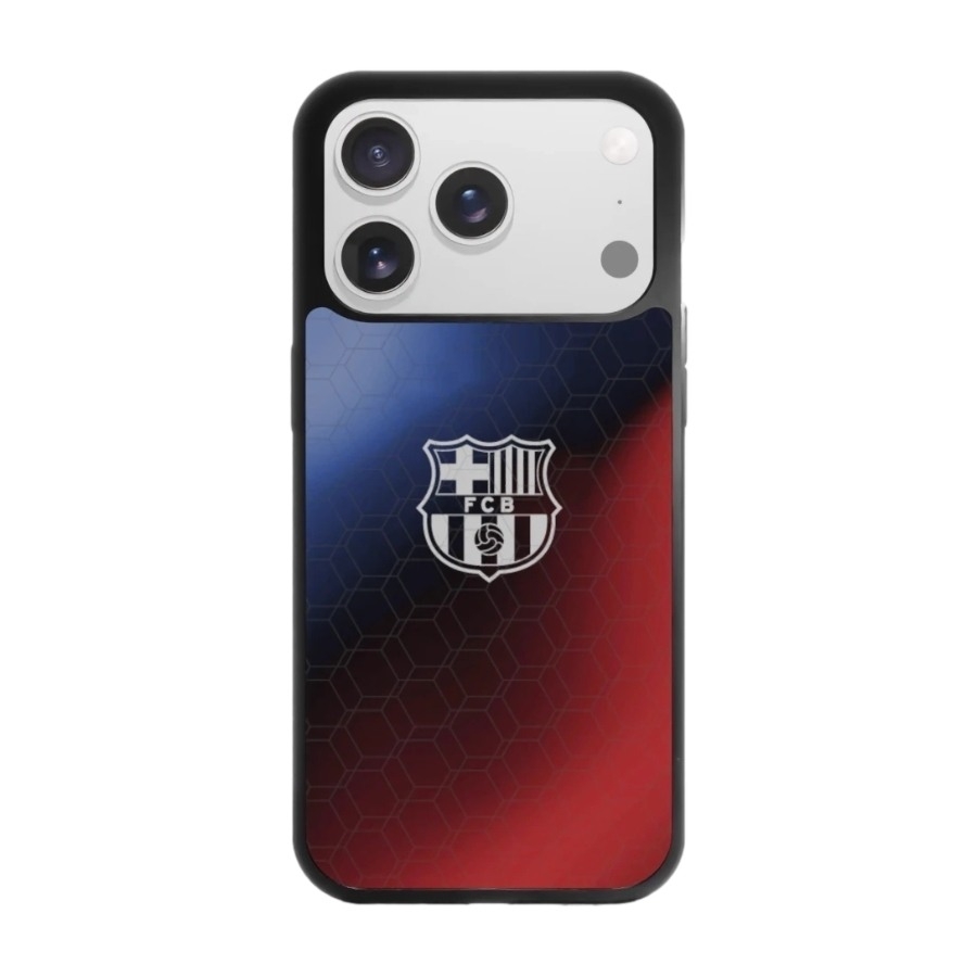 Phonecases3D iPhone 17 Pro FC Barcelona 3D mobilcover, sort billede 1