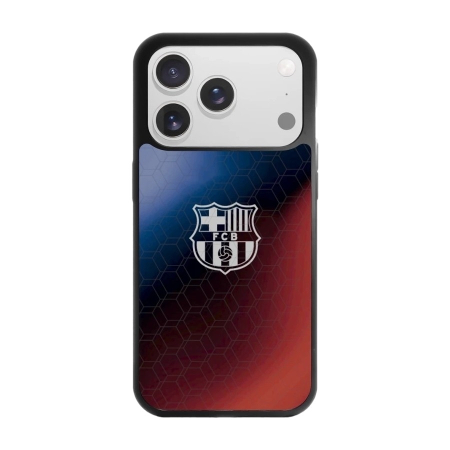 Phonecases3D iPhone 17 Pro Max FC Barcelona 3D mobilcover, sort billede 1