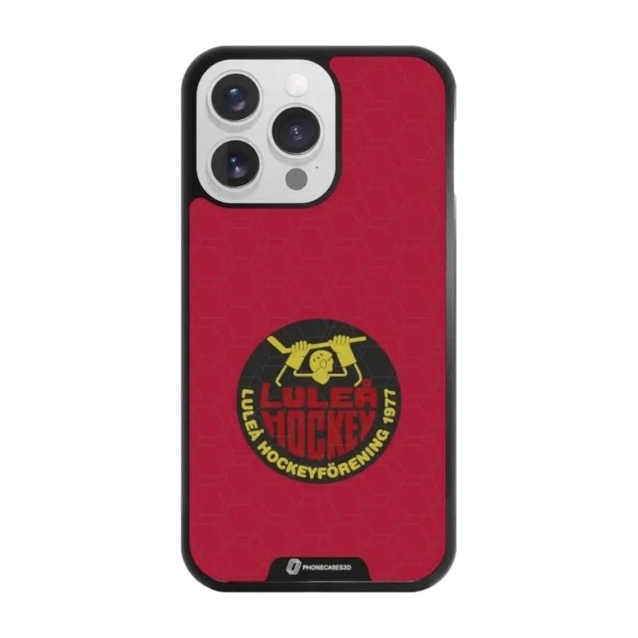 Phonecases3D iPhone 13 Pro Luleå HF 3D mobilcover, sort billede 1