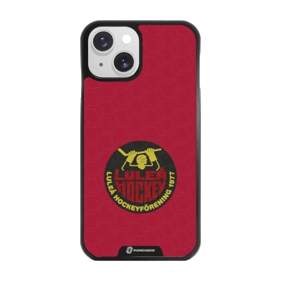 Phonecases3D iPhone 15 Luleå HF 3D mobilcover, sort billede 1