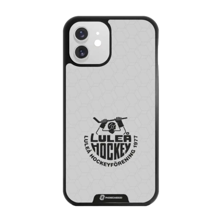 Phonecases3D iPhone 12 Luleå HF 3D mobilcover, sort billede 1