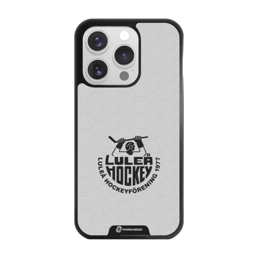 Phonecases3D iPhone 15 Pro Luleå HF 3D mobilcover, sort billede 1