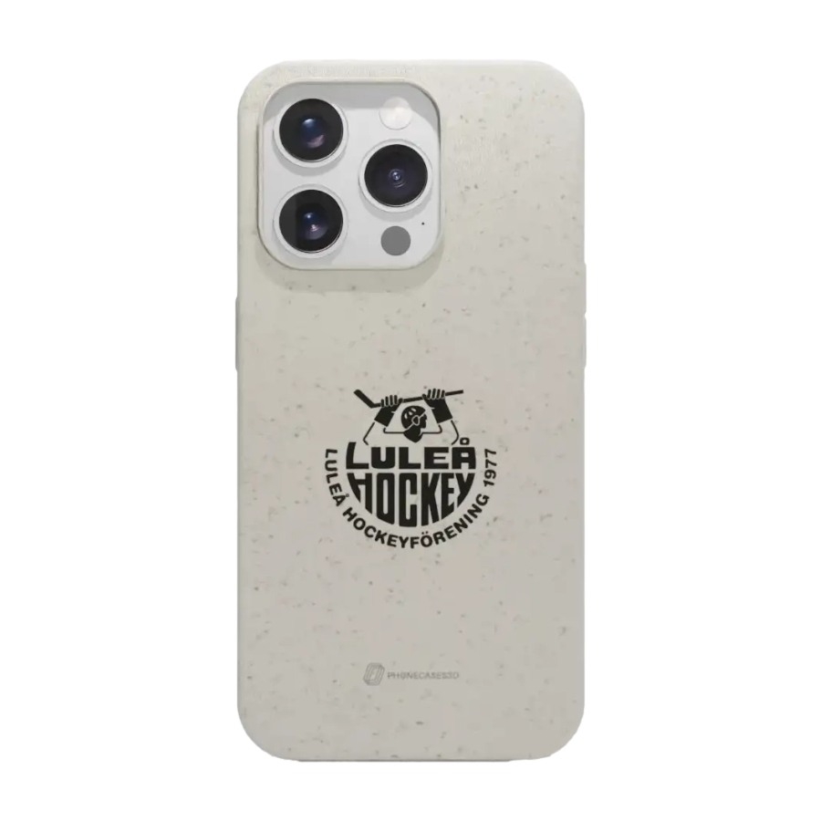Phonecases3D iPhone 15 Pro Luleå HF komposterbart cover, hvid billede 1